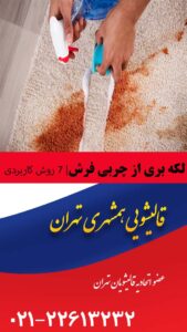 از بین بردن لکه چربی از فرش ۷روش کاربردی 